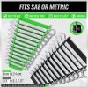 2pcs Wrench Organizer Magnetic Spanner Holders Tray Wrench Storage Rack