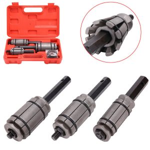 3pcs Car Tail Pipe Expander Muffler Spreader Exhaust Pipe Dent Remover Expander Tool Kit