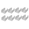 Aluminium Fence Bracket Railing Racks for Vinyl Fencing Panel to Post Connection