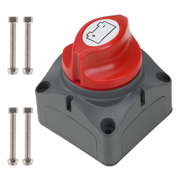 Battery Isolator 12V/24V/48V Battery Master Disconnect Isolator On/Off Switch Boat Marine Caravan