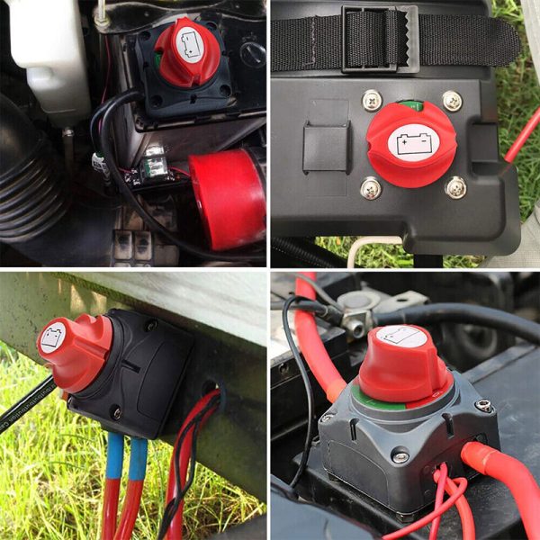 Battery Isolator 12V/24V/48V Battery Master Disconnect Isolator On/Off Switch Boat Marine Caravan