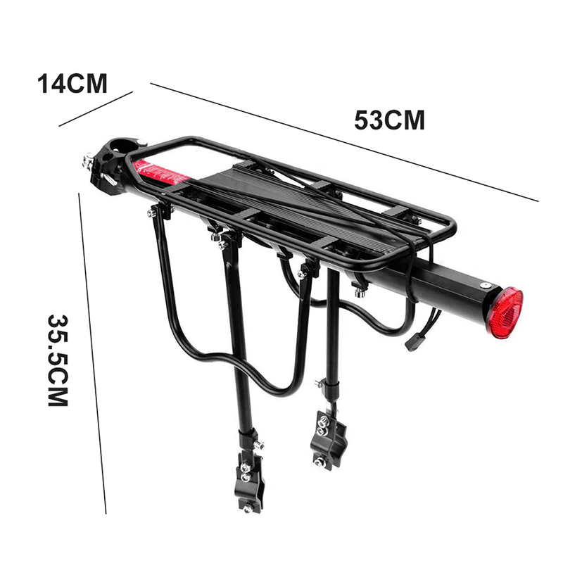 Bike Rear Rack Seat Luggage Carrier Quick Release Mountain Bicycle Mount Pannier Rack