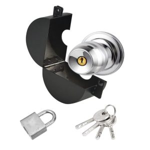 Door Knob Lockout Device Cover To Disable Doorknob Faucet Valve