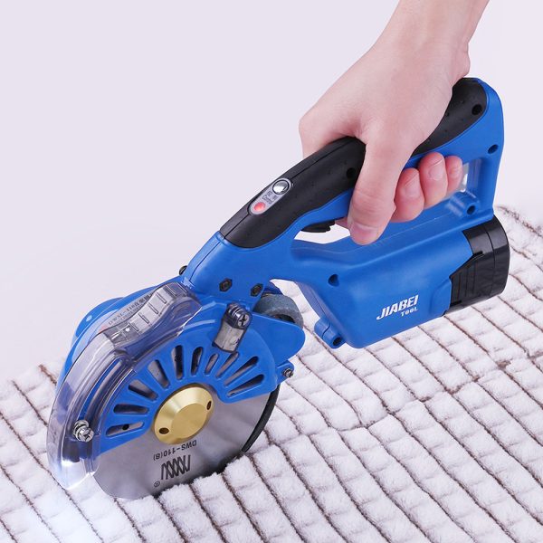 Fabric Cutter 5-Speed Cordless Electric Rotary Fabric Cutting Machine for Multi-Layer Cloth