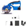 Fabric Cutter 5-Speed Cordless Electric Rotary Fabric Cutting Machine for Multi-Layer Cloth