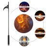 Fire Pit Poker Steel Outdoor Indoor Fireplace Poker Grill Accessories