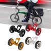 Folding Bike Brompton Easy Wheels Mudguard Rollers Bicycle Double Wheel