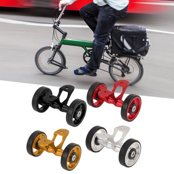 Folding Bike Brompton Easy Wheels Mudguard Rollers Bicycle Double Wheel