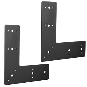L-shape Flat Post Bracket Fixed Angle Brackets