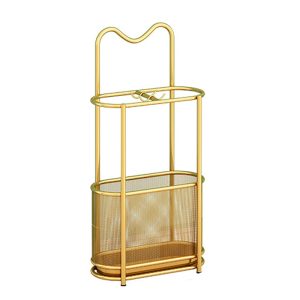 Metal Mesh Umbrella Holder with Drip Tray Freestanding for Home Entryway Office Hotel