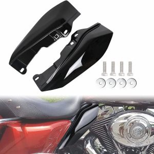 Mid Frame Air Deflector Heat Shield Fit For Harley Touring Electra Road Street Glide 2017-2024
