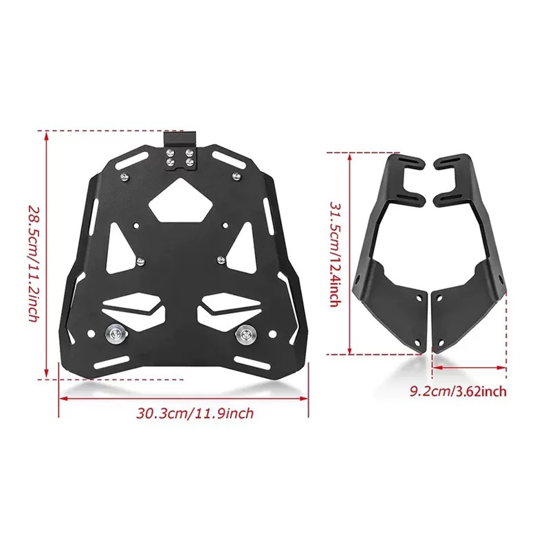 Motorcycle Honda Rear Rack Luggage Rack Baggage Carrier For Honda CB500F CB500X CB400X 2012-2023