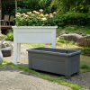 Multifunctional Outdoor Planter Box Lawn Raised Garden Bed with Self-priming Water System for Flowers Vegetables