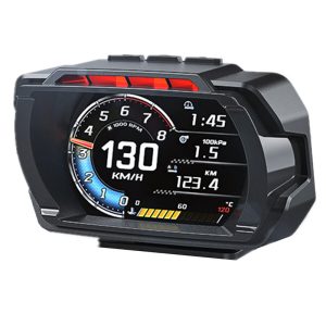 OBD2 Speedometer HUD Gauge Car Digital Head Up Display KMH Temp Speed RPM Alarm