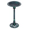 Outdoor Garden Bird Bath Pedestal for Yard Patio Backyard Courtyard