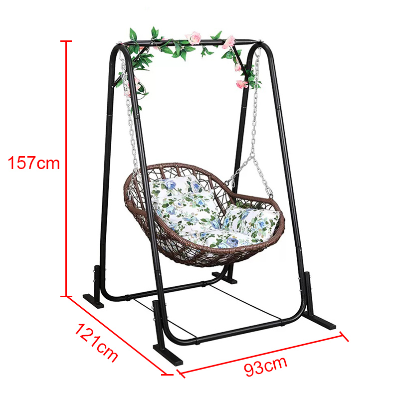 Single Swing Chair Hanging Basket Wicker Chair Indoor And Outdoor Rocking Chair