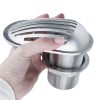 Stainless Steel Boat Intake Strainer Marine Hardware Inlet Filter Scoop Water Strainer Thru‑Hull