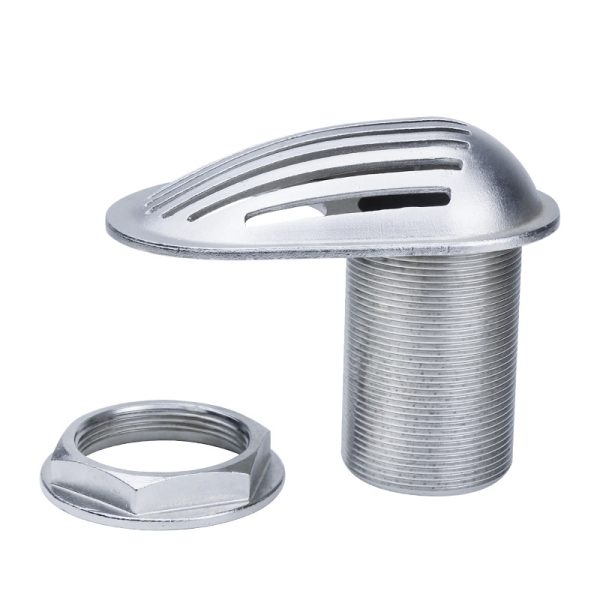 Stainless Steel Boat Intake Strainer Marine Hardware Inlet Filter Scoop Water Strainer Thru‑Hull