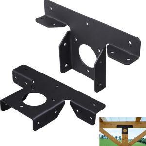 3-Way Heavy Duty T-shape Pergola Extension Brackets Fixed Adjustable