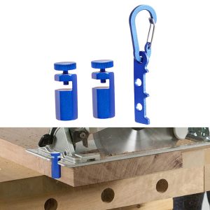 Tall Stair Gauges Framing Square Attachment Jigs for Framing Square with Cara-biner Stair Gauges Knobs Tool