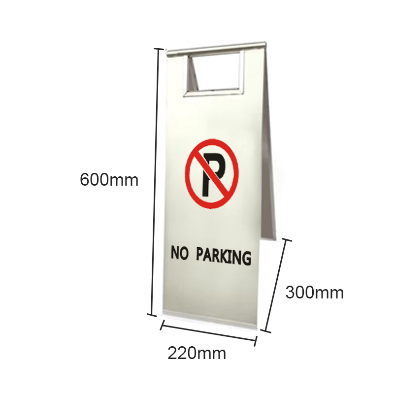 Warning Floor Stand Sign Stainless Steel Wet Floor Caution Sign No Entry Safety Warning Signs Custom Text