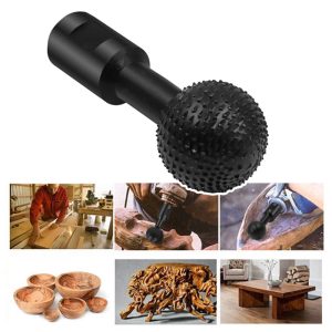 Sphere Rotary Burr Power Carving Tool Drilling Bit 10mm 14mm Wood Grinding Head Ball Gouge