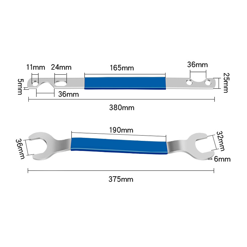 2pcs Benz BMW Fan Clutch Wrench Set for E46 E36 E30 32mm 36mm Fan Clutch Removal Tool