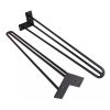 4pcs 10cm-101cm Hairpin Legs 3 Steel Rods Industrial Table Legs with Rubber Floor Protectors for Nightstand Coffee Table