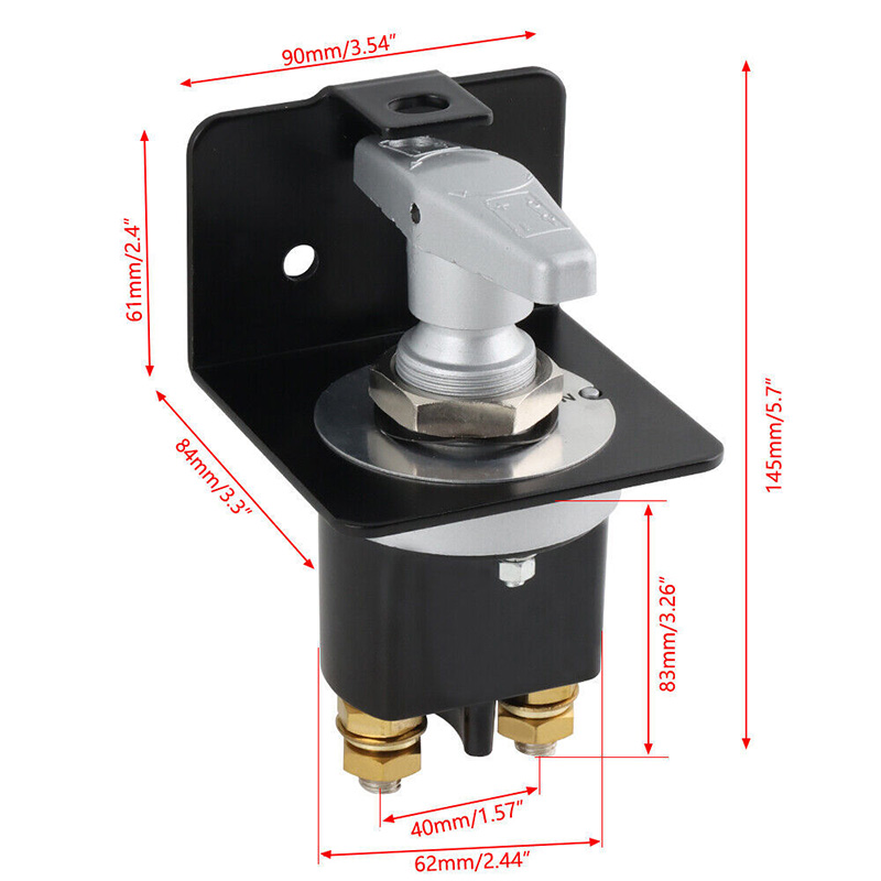 Boat Car Battery Power Off Switch with Lock Out Plate Battery Power Cut Isolator
