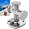 Boat Marine Single Cross Bollard Mooring Bitt Cleat 316 Stainless Steel Deck Rope Fasten Cleat