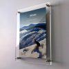 Custom Acrylic Picture Frame Floating Acrylic Poster Certificate Frame Wall Mount Acrylic Sign Board