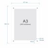 Custom Acrylic Picture Frame Floating Acrylic Poster Certificate Frame Wall Mount Acrylic Sign Board