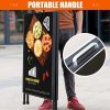 Custom Double Sided A Frame Sign with Printing Poster 60x90cm Sidewalk Poster Sandwich Board Outdoor Display