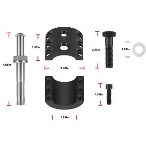 Jeep Steering Stabilizer Clamp For 1-1/2" OD Tie Rod Jeep Wrangler JT JL JK 2007-2022