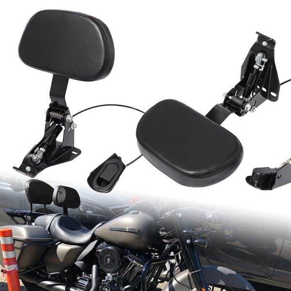 Motorcycle Driver Rider Backrest for Harley Touring Street Glide Road ...