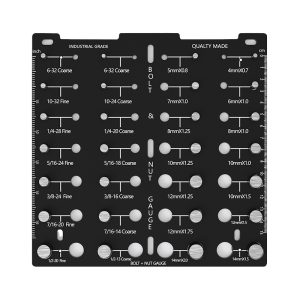 Nut Thread Checker Bolt Identifier Gauge Screw Size Thread Gauge
