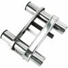 2 Tube Rod Holder Fishing Outrigger Rod Holder Tackle 2 Rack Holder Stainless Steel Rack