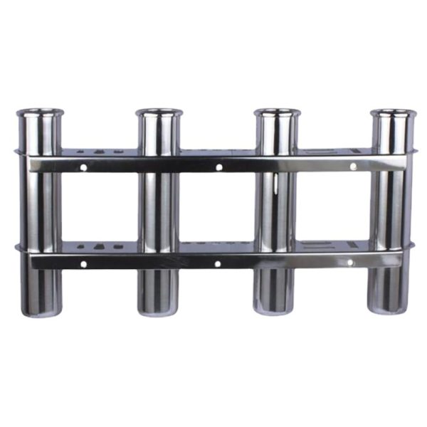 3 Tube Rod Holder Marine Boat 4 Tube Fishing Rod Holder Stainless Steel Storage Holder Rack