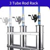 3 Tube Rod Holder Marine Boat 4 Tube Fishing Rod Holder Stainless Steel Storage Holder Rack