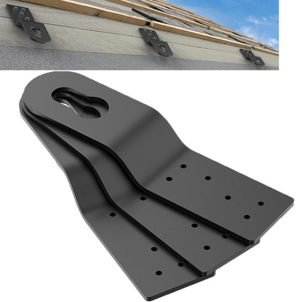 3pcs Roof Anchors Roof Safety Hitch Clip Use with Roofing Safety Harness and Ropes for Wood Framed Buildings