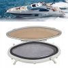 470x210mm Boat Portlight Internal Opening UV Resistant Oval Shape RV Marine Portlight