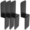 4pcs Lumber Connector Z Shaped Pergola Brackets Post to Beam Support Column Beam Connector Fixer