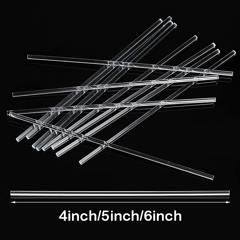 100pcs Acrylic Lollipop Sticks Reusable Clear Candy Stick