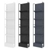 Adjustable 5 Tier Shop Side Shelf Shelving Unit End Bay Heavy Duty Garage Storage Rack for Warehouse Supermarket