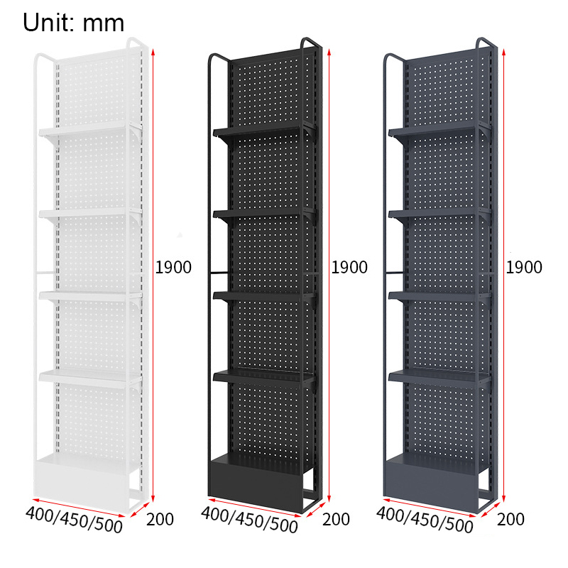 Adjustable 5 Tier Shop Side Shelf Shelving Unit End Bay Heavy Duty Garage Storage Rack for Warehouse Supermarket