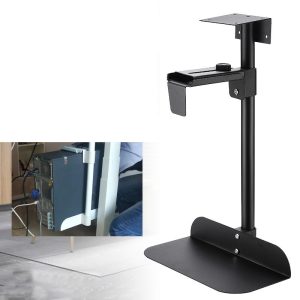 Adjustable Hanging PC Stand Under Desk PC Mount with 360° Swivel