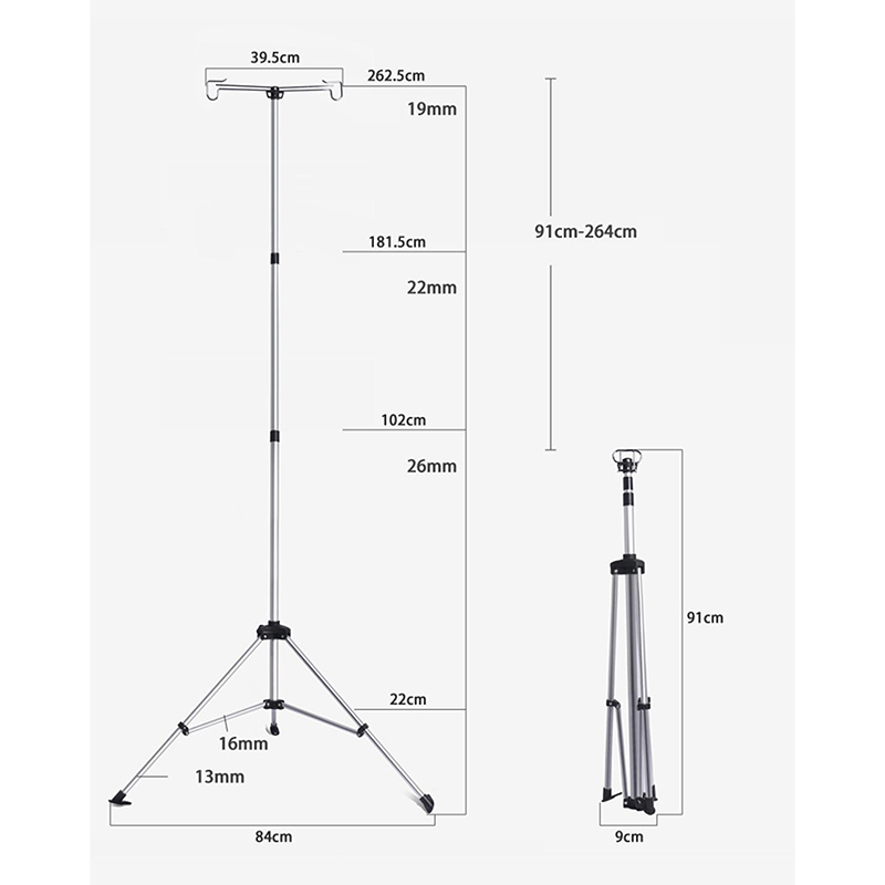 Camping Light Stand Telescopes Light Hanging Pole Aluminium Outdoor Tripod Lantern Stand