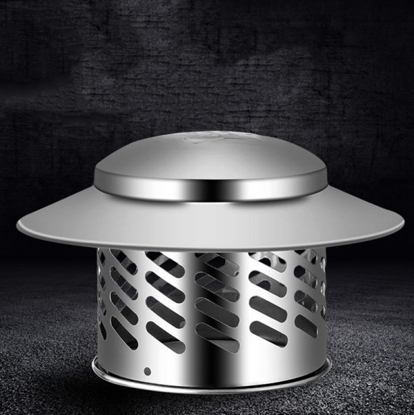 Outside Chimney Rain Cap Easy Installation Pipe Cap Rain Cover Roof Vent Cap