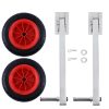 Easy Load Boat Launching Wheels Stainless Steel Dolly Transom Wheel for Inflatable Boat & Aluminium Boat