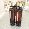 Floor Standing Belt Organizer Rack with Wheels Movable Clothing Store Belt Display Holder